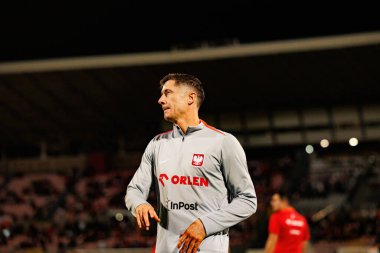 Robert Lewandowski, 2026 Dünya Kupası eleme maçında Malta ve Polonya milli takımları arasında görüldü (Maciej Rogowski / Ball Raw Images)