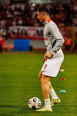 Robert Lewandowski, 2026 Dünya Kupası eleme maçında Malta ve Polonya milli takımları arasında görüldü (Maciej Rogowski / Ball Raw Images)