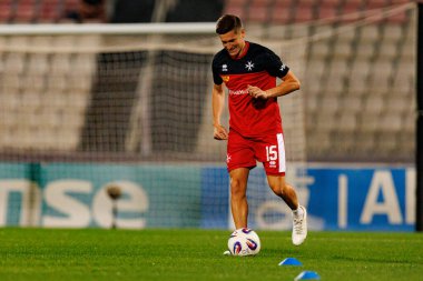 Dünya Kupası 2026 eleme maçında Malta ve Polonya milli takımları arasında görülen Myles Beerman (Maciej Rogowski / Ball Raw Images)