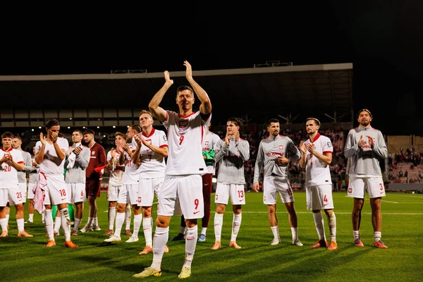 Robert Lewandowski, 2026 Dünya Kupası eleme maçında Malta ve Polonya milli takımları arasında görüldü (Maciej Rogowski / Ball Raw Images)