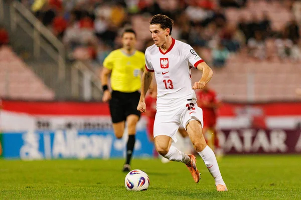 Jakub Kaminski, 2026 Dünya Kupası eleme maçında Malta ve Polonya milli takımları arasında görüldü (Maciej Rogowski / Ball Raw Images)