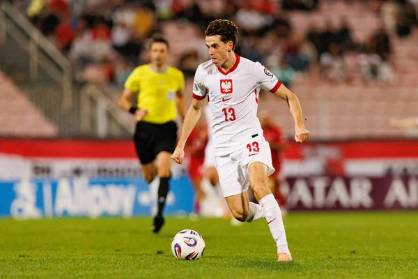 Jakub Kaminski, 2026 Dünya Kupası eleme maçında Malta ve Polonya milli takımları arasında görüldü (Maciej Rogowski / Ball Raw Images)