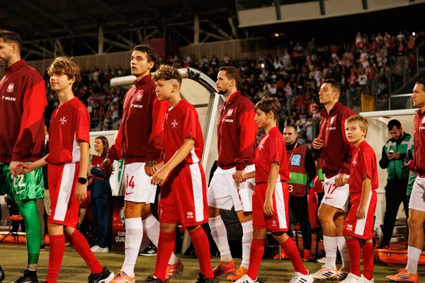 Jakub Kiwior, Tomasz Kedziora ve Bartosz Slisz, 2026 Dünya Kupası eleme maçında Malta ve Polonya milli takımları arasında görüldü (Maciej Rogowski / Ball Raw Images)