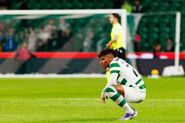Alisson Santos, Liga Portekiz maçı sırasında Estadio Jose Alvalade 'deki Sporting CP ve Alverca FC takımları arasında görüldü (Maciej Rogowski / Ball Raw Images)