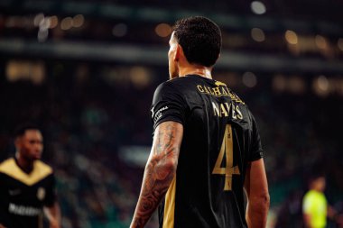 Liga Portekiz maçı sırasında Estadio Jose Alvalade 'deki Sporting CP ve Alverca FC takımları arasında Kaiky Naves görüldü (Maciej Rogowski / Ball Raw Images)