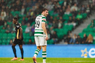 Liga Portekiz maçında Estadio Jose Alvalade 'deki Sporting CP ve Alverca FC takımları arasında görülen Fotis Ioannidis (Maciej Rogowski / Ball Raw Images))