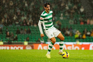 Francisco Trincao, Liga Portekiz maçı sırasında Estadio Jose Alvalade 'deki Sporting CP ve Alverca FC takımları arasında görüldü (Maciej Rogowski / Ball Raw Images)