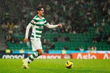Francisco Trincao, Liga Portekiz maçı sırasında Estadio Jose Alvalade 'deki Sporting CP ve Alverca FC takımları arasında görüldü (Maciej Rogowski / Ball Raw Images)