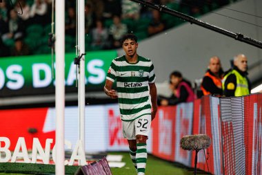Joao Simoes, Liga Portekiz maçı sırasında Estadio Jose Alvalade 'deki Sporting CP ve Alverca FC takımları arasında görüldü (Maciej Rogowski / Ball Raw Images)