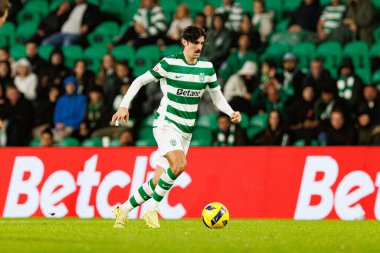 Francisco Trincao, Liga Portekiz maçı sırasında Estadio Jose Alvalade 'deki Sporting CP ve Alverca FC takımları arasında görüldü (Maciej Rogowski / Ball Raw Images)