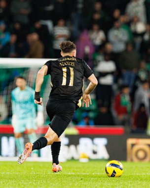Liga Portekiz maçında Estadio Jose Alvalade 'deki Sporting CP ve Alverca FC takımları arasında görülen Cedric Nuozzi (Maciej Rogowski / Ball Raw Images))