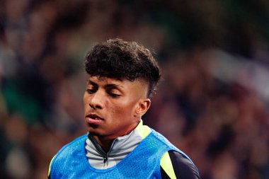 Alisson Santos, Liga Portekiz maçı sırasında Estadio Jose Alvalade 'deki Sporting CP ve Alverca FC takımları arasında görüldü (Maciej Rogowski / Ball Raw Images)