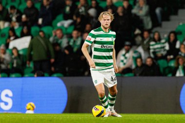Liga Portekiz maçında Estadio Jose Alvalade 'deki Sporting CP ve Alverca FC takımları arasında Morten Hjulmand görüldü (Maciej Rogowski / Ball Raw Images)