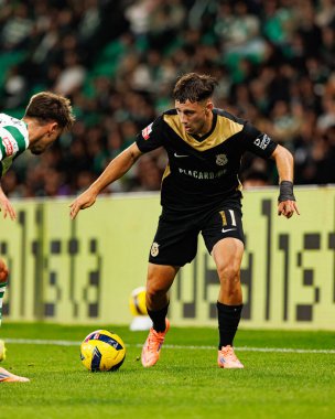  Liga Portekiz maçında Estadio Jose Alvalade 'deki Sporting CP ve Alverca FC takımları arasında görülen Cedric Nuozzi (Maciej Rogowski / Ball Raw Images))