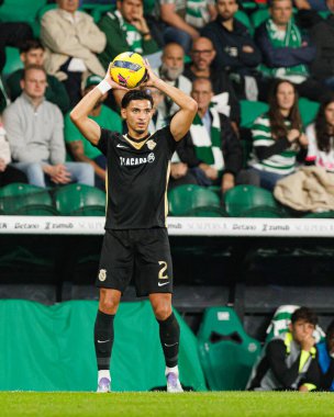 Nabil Touaizi, Liga Portekiz maçı sırasında Estadio Jose Alvalade 'deki Sporting CP ve Alverca FC takımları arasında görüldü (Maciej Rogowski / Ball Raw Images)