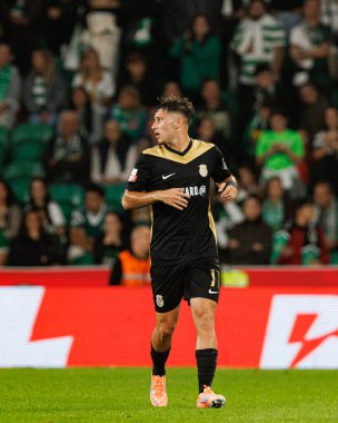 Liga Portekiz maçında Estadio Jose Alvalade 'deki Sporting CP ve Alverca FC takımları arasında görülen Cedric Nuozzi (Maciej Rogowski / Ball Raw Images))