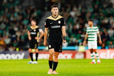 Liga Portekiz maçında Estadio Jose Alvalade 'deki Sporting CP ve Alverca FC takımları arasında görülen Cedric Nuozzi (Maciej Rogowski / Ball Raw Images))