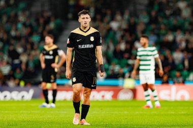 Liga Portekiz maçında Estadio Jose Alvalade 'deki Sporting CP ve Alverca FC takımları arasında görülen Cedric Nuozzi (Maciej Rogowski / Ball Raw Images))