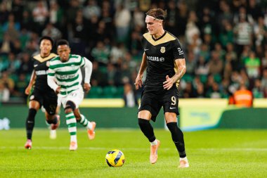 Marko Milovanoviç Marezi, Liga Portekiz maçı sırasında Estadio Jose Alvalade 'deki Sporting CP ve Alverca FC takımları arasında görüldü (Maciej Rogowski / Ball Raw Images)