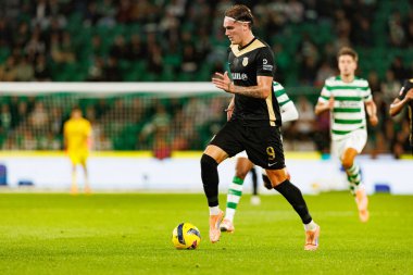 Marko Milovanoviç Marezi, Liga Portekiz maçı sırasında Estadio Jose Alvalade 'deki Sporting CP ve Alverca FC takımları arasında görüldü (Maciej Rogowski / Ball Raw Images)
