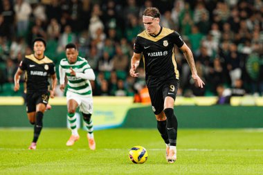 Marko Milovanoviç Marezi, Liga Portekiz maçı sırasında Estadio Jose Alvalade 'deki Sporting CP ve Alverca FC takımları arasında görüldü (Maciej Rogowski / Ball Raw Images)