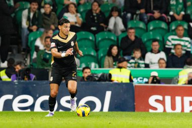 Nabil Touaizi, Liga Portekiz maçı sırasında Estadio Jose Alvalade 'deki Sporting CP ve Alverca FC takımları arasında görüldü (Maciej Rogowski / Ball Raw Images)