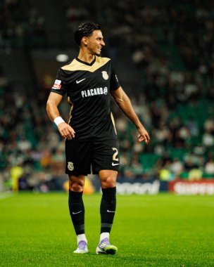 Nabil Touaizi, Liga Portekiz maçı sırasında Estadio Jose Alvalade 'deki Sporting CP ve Alverca FC takımları arasında görüldü (Maciej Rogowski / Ball Raw Images)