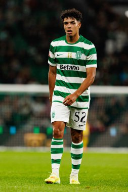 Joao Simoes, Liga Portekiz maçı sırasında Estadio Jose Alvalade 'deki Sporting CP ve Alverca FC takımları arasında görüldü (Maciej Rogowski / Ball Raw Images)