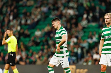 Ivan Fresneda, Liga Portekiz maçı sırasında Estadio Jose Alvalade 'deki Sporting CP ve Alverca FC takımları arasında görüldü (Maciej Rogowski / Ball Raw Images)