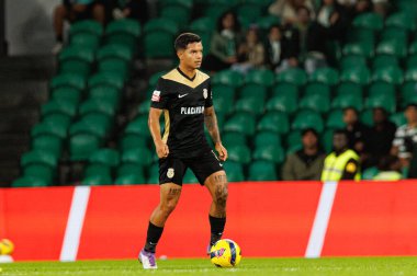 Alexsandro Amorim, Liga Portekiz maçı sırasında Estadio Jose Alvalade 'deki Sporting CP ve Alverca FC takımları arasında görüldü (Maciej Rogowski / Ball Raw Images)