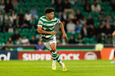 Joao Simoes, Liga Portekiz maçı sırasında Estadio Jose Alvalade 'deki Sporting CP ve Alverca FC takımları arasında görüldü (Maciej Rogowski / Ball Raw Images)