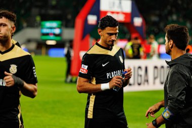 Nabil Touaizi, Liga Portekiz maçı sırasında Estadio Jose Alvalade 'deki Sporting CP ve Alverca FC takımları arasında görüldü (Maciej Rogowski / Ball Raw Images)