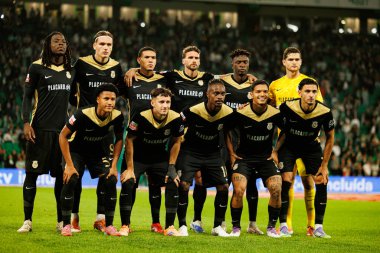 Liga Portekiz maçı sırasında Estadio Jose Alvalade 'deki Sporting CP ve Alverca FC takımları arasında Alverca takımı görüldü (Maciej Rogowski / Ball Raw Images)