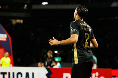 Nabil Touaizi, Liga Portekiz maçı sırasında Estadio Jose Alvalade 'deki Sporting CP ve Alverca FC takımları arasında görüldü (Maciej Rogowski / Ball Raw Images)