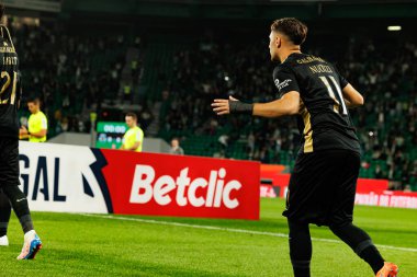 Liga Portekiz maçında Estadio Jose Alvalade 'deki Sporting CP ve Alverca FC takımları arasında görülen Cedric Nuozzi (Maciej Rogowski / Ball Raw Images))