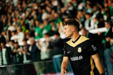 Liga Portekiz maçında Estadio Jose Alvalade 'deki Sporting CP ve Alverca FC takımları arasında görülen Cedric Nuozzi (Maciej Rogowski / Ball Raw Images))