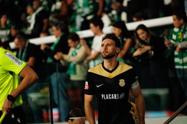 Sergi Gomez, Liga Portekiz maçı sırasında Estadio Jose Alvalade 'deki Sporting CP ve Alverca FC takımları arasında görüldü (Maciej Rogowski / Ball Raw Images)