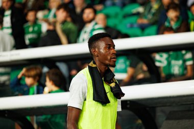 Liga Portekiz maçı sırasında Estadio Jose Alvalade 'deki Sporting CP ve Alverca FC takımları arasında görülen Davy Gui (Maciej Rogowski / Ball Raw Images)