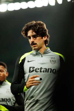 Francisco Trincao, Liga Portekiz maçı sırasında Estadio Jose Alvalade 'deki Sporting CP ve Alverca FC takımları arasında görüldü (Maciej Rogowski / Ball Raw Images)