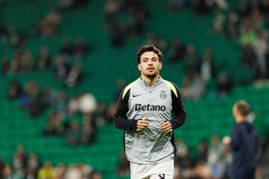 Pedro Goncalf, Liga Portekiz maçı sırasında Estadio Jose Alvalade 'deki Sporting CP ve Alverca FC takımları arasında görüldü (Maciej Rogowski / Ball Raw Images)