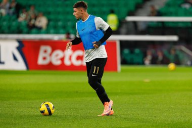 Liga Portekiz maçında Estadio Jose Alvalade 'deki Sporting CP ve Alverca FC takımları arasında görülen Cedric Nuozzi (Maciej Rogowski / Ball Raw Images))
