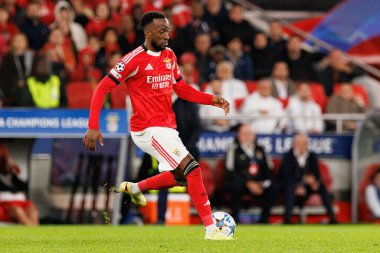 Dodi Lukebakio SL Benfica ve Bayer 04 Leverkusen (Maciej Rogowski / Ball Raw Images) arasındaki Şampiyonlar Ligi faz maçında görüldü.)