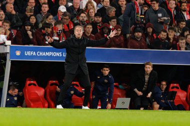 Mark Flekken SL Benfica ve Bayer 04 Leverkusen (Maciej Rogowski / Ball Raw Images) arasındaki Şampiyonlar Ligi faz maçında görüldü)