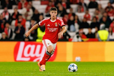 Samuel Dahl, Şampiyonlar Ligi faz maçında SL Benfica ve Bayer 04 Leverkusen (Maciej Rogowski / Ball Raw Images)