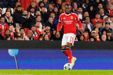 Dodi Lukebakio SL Benfica ve Bayer 04 Leverkusen (Maciej Rogowski / Ball Raw Images) arasındaki Şampiyonlar Ligi faz maçında görüldü.)