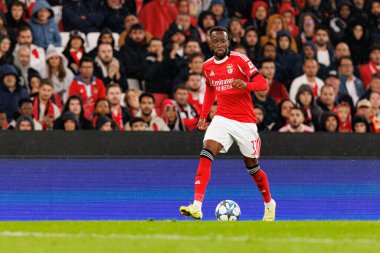Dodi Lukebakio SL Benfica ve Bayer 04 Leverkusen (Maciej Rogowski / Ball Raw Images) arasındaki Şampiyonlar Ligi faz maçında görüldü.)