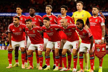 SL Benfica takımı SL Benfica ve Bayer 04 Leverkusen (Maciej Rogowski / Ball Raw Images) arasında Şampiyonlar Ligi faz maçında görüldü.)