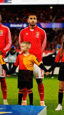 Vangelis Pavlidis SL Benfica ve Bayer 04 Leverkusen (Maciej Rogowski / Ball Raw Images) arasındaki Şampiyonlar Ligi faz maçında görüldü)