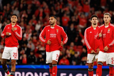 Vangelis Pavlidis SL Benfica ve Bayer 04 Leverkusen (Maciej Rogowski / Ball Raw Images) arasındaki Şampiyonlar Ligi faz maçında görüldü)