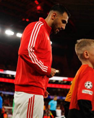 Vangelis Pavlidis SL Benfica ve Bayer 04 Leverkusen (Maciej Rogowski / Ball Raw Images) arasındaki Şampiyonlar Ligi faz maçında görüldü)